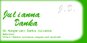 julianna danka business card